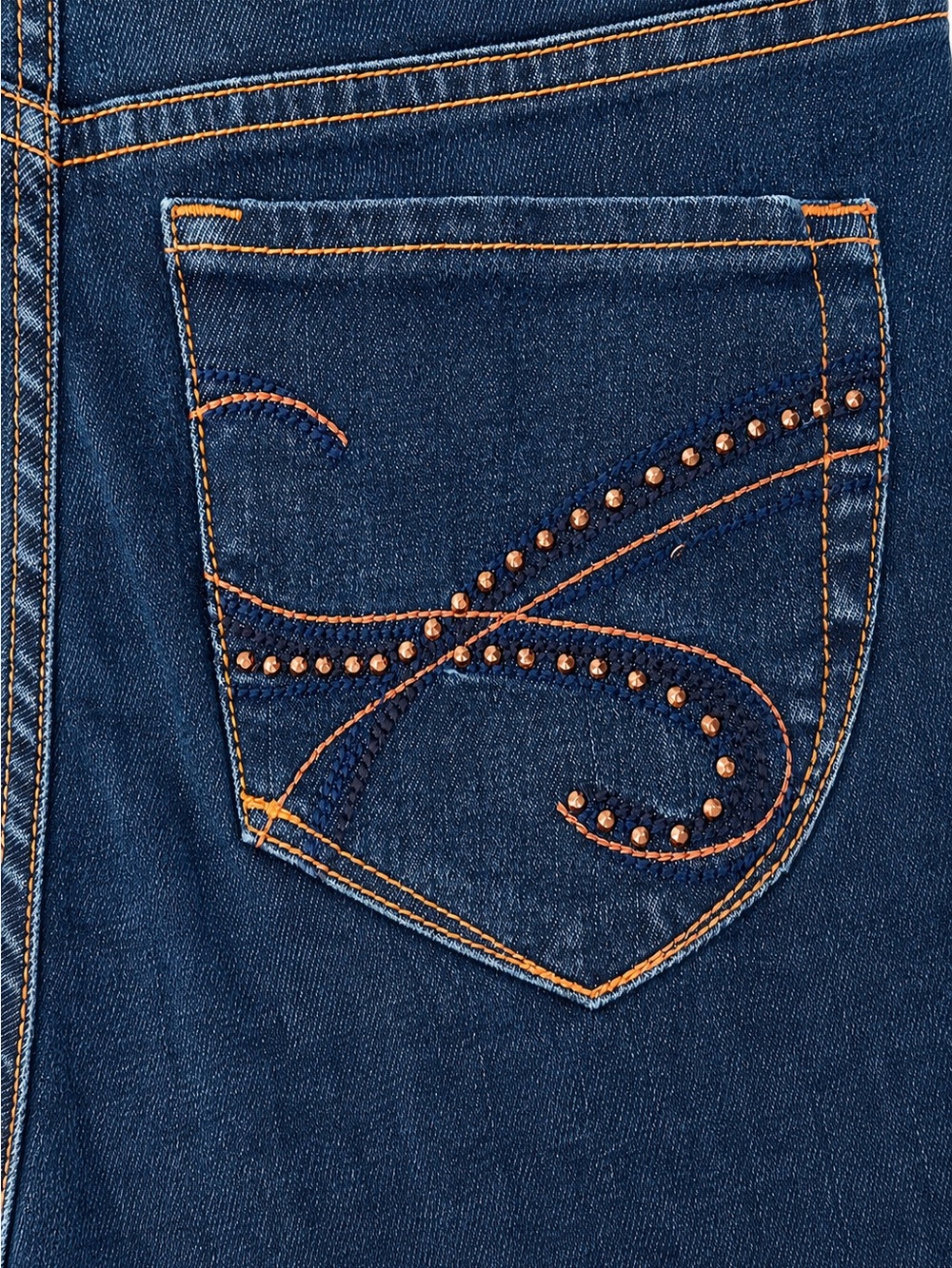 Cache Studded Pocket Denim Capri Jeans Women’s Size 6 Blue Cropped Stretch